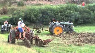 San Giacomo Po Fair, plowing with old tractors