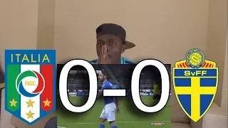 Italy VS Sweden 0-0 Highlights: Reaction