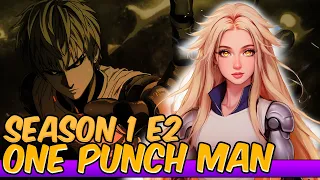 My FIRST Time Watching ONE PUNCH MAN! | One Punch Man Episode 2 REACTION! | 1x2 The Lone Cyborg