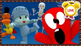 💀 Halloween: Scary Show 💀 | CARTOONS and FUNNY VIDEOS for KIDS in ENGLISH | Pocoyo LIVE