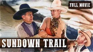 SUNDOWN TRAIL | Tom Keene | Full Western Movie | English | Free Wild West Movie