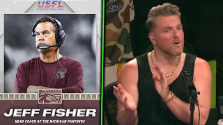 Jeff Fisher Is Back, Hired As Head Coach In USFL | Pat McAfee Reacts