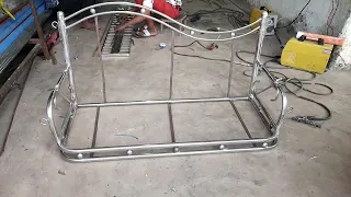 Making of Beautiful Swing Chair in Factory - Step by Step Full Video | Steel Hanging Swing Chair