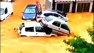 Disaster flash floods,Mother Nature angry caught on camera, PE USA,