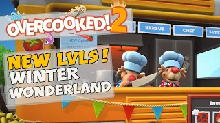 Overcooked 2 Free Update - DLC Gameplay | Winter Wonderland LVL 1-2