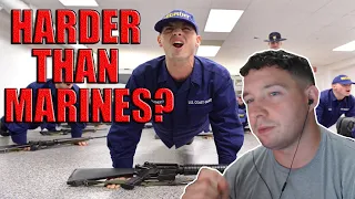 Navy Sailor REACTS to Coast Gaurd Boot Camp Is it EASY