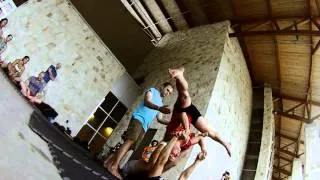 spider roll - acroYoga washing machine tutorial