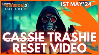 SECRET VENDOR RESET! CASSIE! 1ST MAY 2024! THE DIVISION 2!