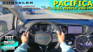2021 Chrysler Pacifica 3.6L Touring Hybrid 260 HP US HIGHWAY DRIVE POV