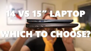 14 Inch Laptop vs 15.6 Inch Comparison - Size, Weight, Performance - Which Size Should You Choose?