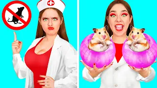 Formas Divertidas De Esconder Animais No Hospital | Momentos Engraçados por Fun Fun Challenge