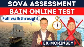 Bain Online Test: How to master the Sova Assessment (Bain | Deloitte | KPMG & Others)