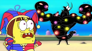 Spongebob vs Digital Circus: Kaufmo has taken over Larry the Lobster