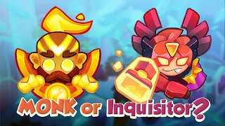 MONK vs INQUISITOR is Battling it out! PVP Rush Royale