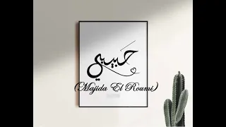 Habibi (my love)-English, Arabic Lyrics-Majida El Roumi
