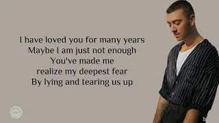 Sam Smith - I'm Not The Only One (lyrics)