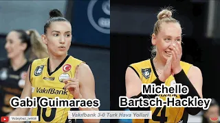 Gabi Guimaraes & Michelle Bartsch-Hackley │ THY vs Vakıfbank │Turkish Volleyball League 2021/22