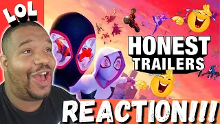 "ANIMATION OF THE YEAR!" | HONEST TRAILERS: SPIDER-MAN ACROSS THE SPIDER VERSE | REACTION!!!