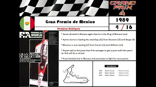 1989 - Race 4 - Mexico (GP4 F1 History Simulation)