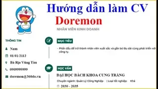 Tự học Microsoft Word: Hướng dẫn làm CV (Hồ sơ xin việc) đẹp bằng Microsoft Word