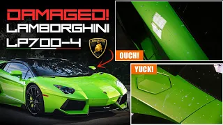 Rescue + Protection: Restoring a Damaged 2013 Lamborghini Aventador LP700-4