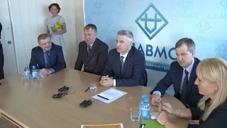 Визит Артура Парфенчикова на комбинат "Славмо"