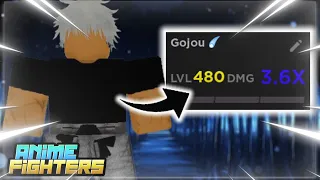 My New lvl 480 Limitbroken Double Monster DIVINE "Gojo" in Anime Fighters