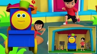 Боб Поезд Дождь Дождь Уходи | детский стишок | 3D Rhymes For Kids | Bob Train Rain Rain Go Away