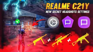 Realme C21Y Letest || Free Fire Headshots Settings ✅