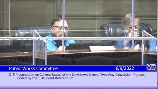 Public Works Committee Meeting August 9, 2022