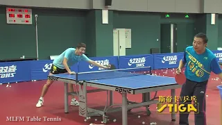 Xu Xin Improve His SUPER Forehand With Liu Guoliang