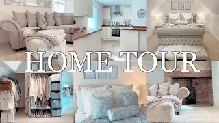 MY NEW HOME TOUR! LUXE ON A BUDGET | GREY+WHITE/CREAM+CHAMPAGNE DECOR INSPO! | Gemma Louise Miles