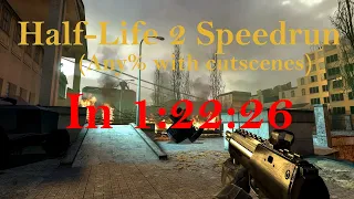 Half-Life 2 HL1 Movement Any% Speedrun in 1:22:26