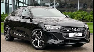 Brand New Audi e-tron 55 Black Edition Sportback quattro 95kWh | Stoke Audi