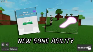 NEW Bone Ability! + Showcase || Ability Wars Roblox