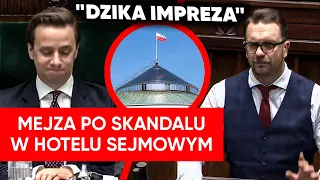 Mejza po "dzikiej imprezie" posłów w hotelu: Przywracamy tradycje