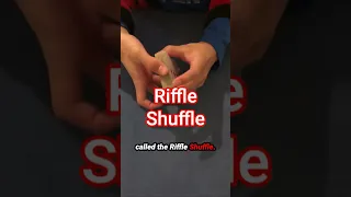 The DOUBLE Riffle Shuffle 🤯 #riffle #cardtrick