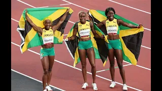 JAMAICAN CLEAN SWEEP!!! Women's 100M Dash Finals Tokyo 2020 Olympics
