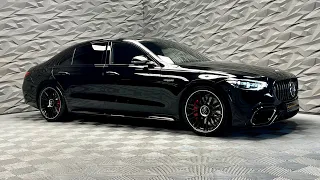 Showcasing Mercedes-Benz S63 e-Performance in Black