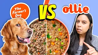 Brutally Honest Dog Food Review 👉 Farmer’s Dog vs Ollie!