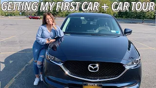 GETTING MY FIRST CAR + CAR TOUR | MAZDA CX-5