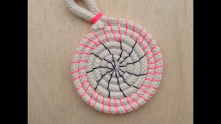 DIY coil rope coaster / placemat / bowl