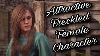 Red Dead Online Attractive Freckled Female Character Creation