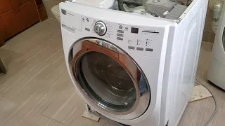 Clothes VERY WET washer not starting spin cycle $0 FIX Maytag front load