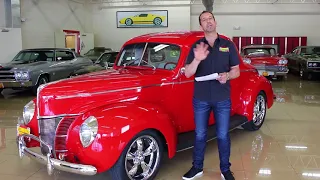 1940 Ford Coupe for sale with test drive, driving sounds, and walk through video