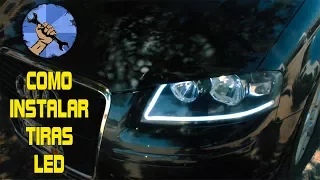 COMO INSTALAR TIRAS LED EN FAROS