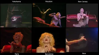 Madonna - Like a Virgin (Live 1990) COMPARISON