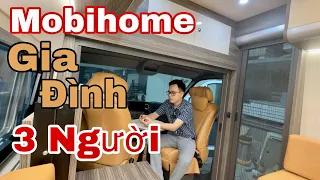 Mobihome dành cho gia đình 3 người chi phí hợp lý nhất - Gaz Mobihome mới nhất 2023