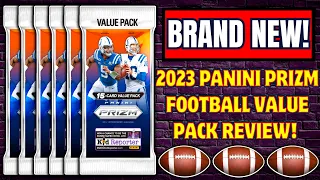 *FIRST LOOK!🚨 2023 PRIZM FOOTBALL VALUE PACKS - FULL BOX REVIEW!🏈