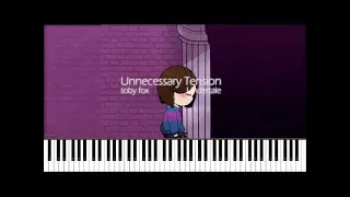 Undertale // Unnecessary Tension | LyricWulf Piano Tutorial on Synthesia OST 8